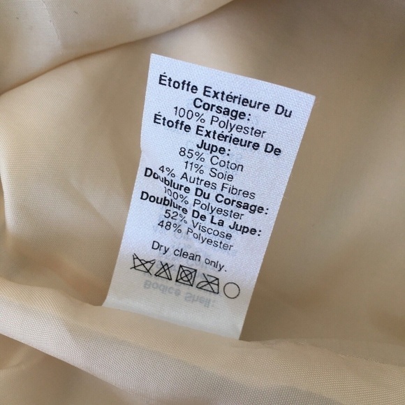 J. CREW Cupcake Fit & Flare Cocktail Party Dress Metallic Gold Black Stripe Silk - Picture 14 of 15